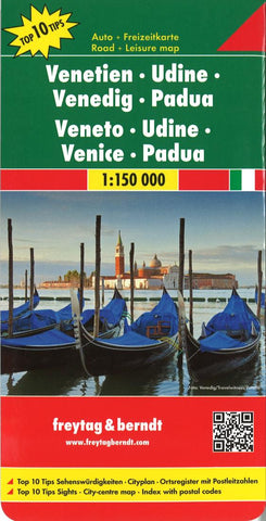 Buy map Veneto, Italy by Freytag-Berndt und Artaria