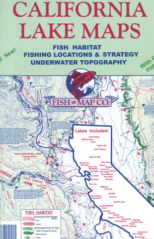 Buy map California Lake Maps