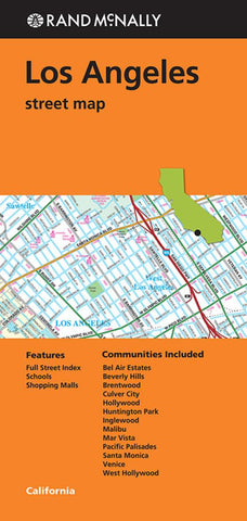 Buy map Los Angeles, California by Rand McNally
