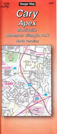 Buy map Cary, Apex, Morrisville and Research Triangle Park, North Carolina by The Seeger Map Company Inc.