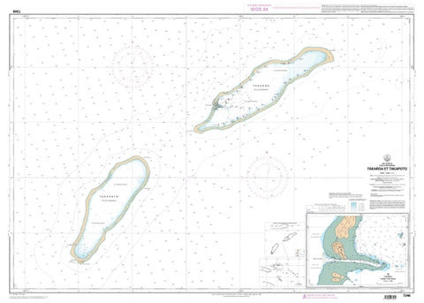 Buy map Takaroa et Takapoto - Passe Teauonae by SHOM
