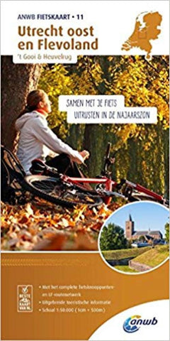 Buy map Utrecht oost en Flevoland : Netherlands 1:50,000 cycling map #11