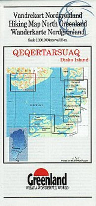 Buy map Qeqertarsuaq : Disko Island, Greenland