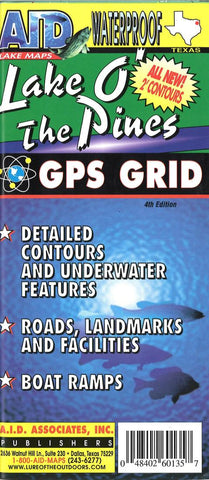 Buy map Lake o the Pines Fishing Map