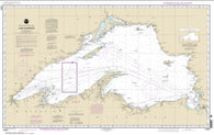 Buy map Lake Superior (Mercator Projection) (14961-12) by NOAA