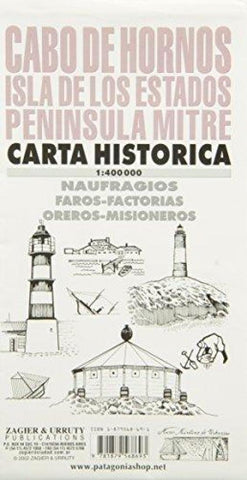 Buy map Cape Horn, Isla de los Estados, Peninsula Mitre, Historical Map by Zagier y Urruty