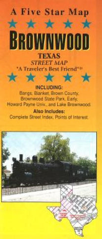 Buy map Brownwood, Texas by Five Star Maps, Inc.