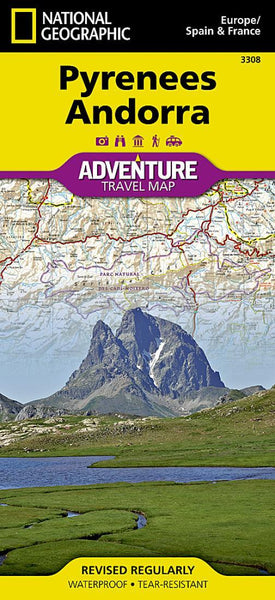 Buy map Pyrenees and Andorra Adventure Map 3308