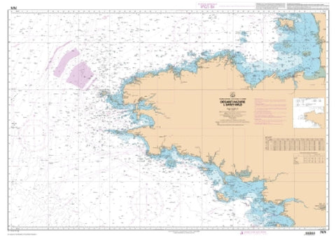 Buy map De Saint-Nazaire a Saint-Malo (Zonex - Region maritime Atlantique) by SHOM