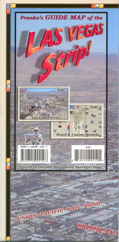 Buy map Frankos guide map of the Las Vegas strip by Frankos Maps Ltd.