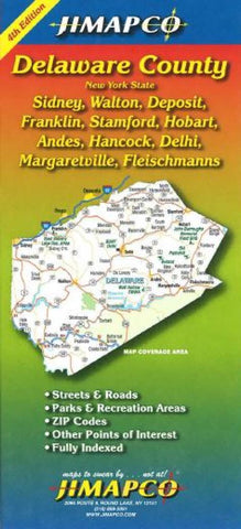 Buy map Delaware County, New York by Jimapco