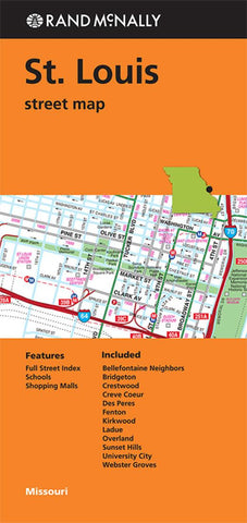 Buy map St. Louis, Missouri by Rand McNally