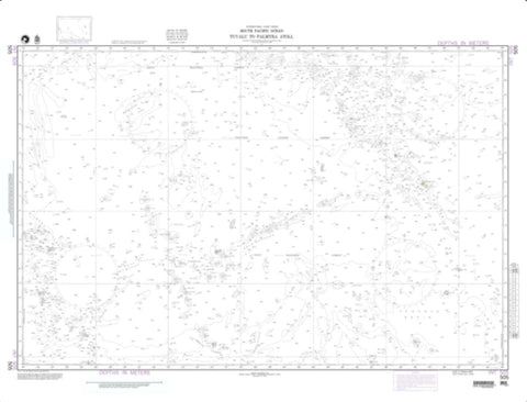 Buy map Int. 617, Tuvalu To Palmyra Atoll (Omega) (NGA-505-2) by National Geospatial-Intelligence Agency