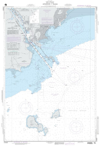 Buy map Approaches To Balboa (NGA-21603-10) by National Geospatial-Intelligence Agency