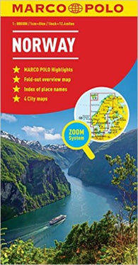 Buy map Norway by Marco Polo Travel Publishing Ltd
