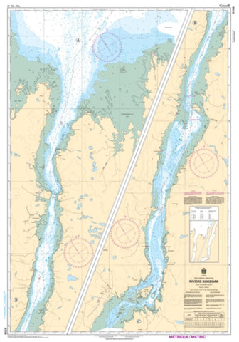 Buy map Riviere Koksoak by Canadian Hydrographic Service