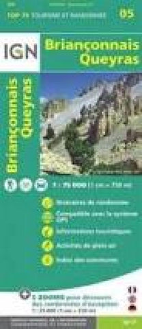 Buy map Briançonnais - Queyras PNR, France 1:75,000 Topographic Map #05