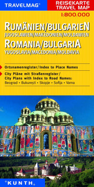 Buy map Romania and Bulgaria by Kunth Verlag