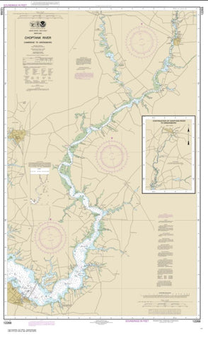 Buy map Choptank River Cambridge to Greensboro (12268-11) by NOAA