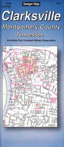 Buy map Clarksville and Montgomery County, Tennessee by The Seeger Map Company Inc.