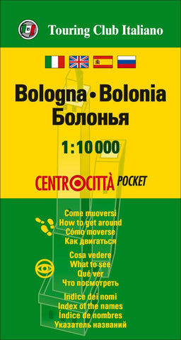 Buy map Bologna, Italy Pocket Map by Touring Club Italiano