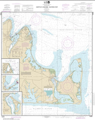 Buy map Marthas Vineyard Eastern Part; Oak Bluffs Harbor; Vineyard Haven Harbor; Edgartown Harbor (13238-16) by NOAA