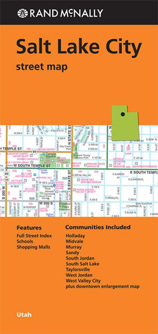 Buy map Salt Lake City, Utah by Rand McNally
