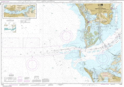 Buy map Tampa Bay Entrance; Manatee River Extension (11415-10) by NOAA
