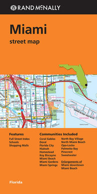 Buy map Miami, Florida by Rand McNally