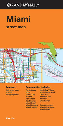 Buy map Miami, Florida by Rand McNally