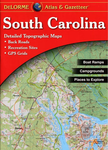 Buy map South Carolina, Atlas and Gazetteer by DeLorme