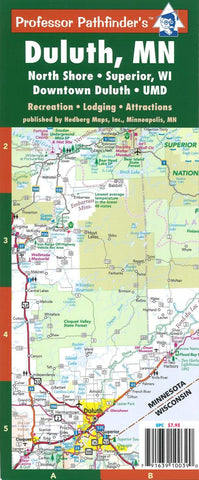 Buy map Duluth, MN : North Shore : Superior, WI : downtown Duluth : UMD
