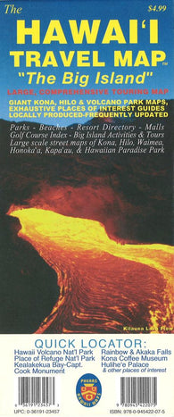 Buy map The Hawaii Travel Map, The Big Island by Phears Hawaii Maps