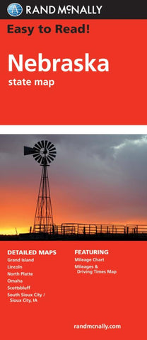 Buy map Nebraska : state map : easy to read!