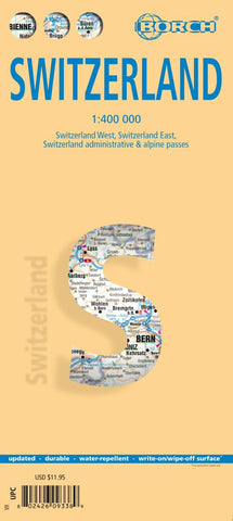 Buy map Switzerland by Borch GmbH.