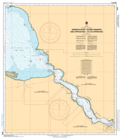 Buy map Winnipeg River/Riviere Winnipeg and Approaches/et les Approches by Canadian Hydrographic Service