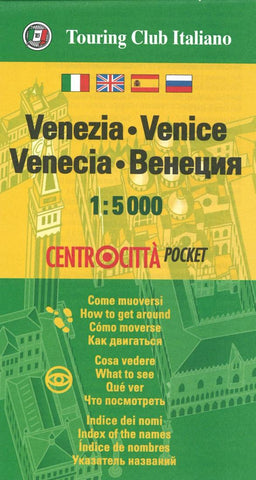 Buy map Venice, Italy Pocket Map by Touring Club Italiano