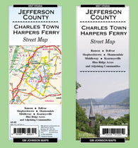 Buy map Jefferson County, Charles Town, Harpers Ferry and Ranson, West Virginia by GM Johnson