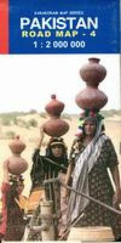 Buy map Pakistan Road Map