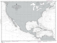 Buy map Gulf of St. Lawrence to Strait of Juan de Fuca (NGA_145) by NOAA