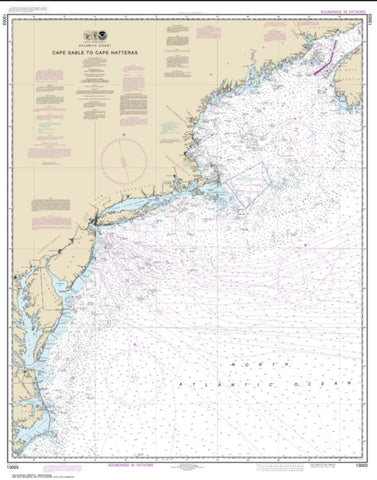 Buy map Cape Sable to Cape Hatteras (13003-51) by NOAA
