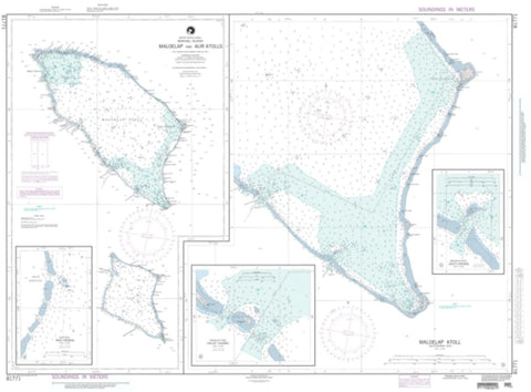 Buy map Maloelap And Aur Atolls (NGA-81771-3) by National Geospatial-Intelligence Agency