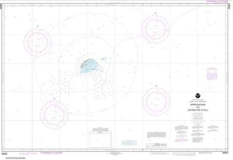 Buy map United States Possession Approaches to Johnston Atoll (83633-5) by NOAA