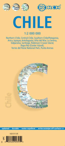 Buy map Chile Road Map