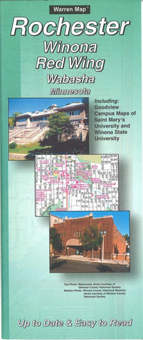 Buy map Rochester, Winona, Red Wing and Wabasha, Minnesota by The Seeger Map Company Inc.