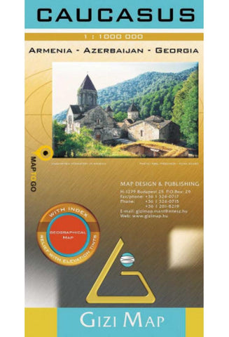 Buy map Caucasus 1:1000 000 : Armenia - Azerbaijan - Georgia
