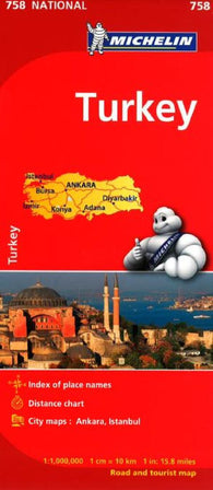 Buy map Turkey (758) by Michelin Maps and Guides