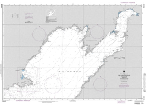 Buy map Zaliv Shelikhova (NGA-96460-2) by National Geospatial-Intelligence Agency