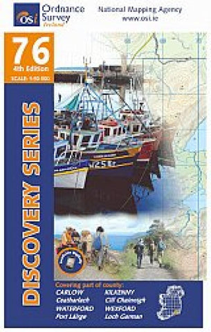 Buy map Carlow, Kilkenny, Waterford, Wexford, Ireland Discovery Series #76
