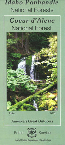 Buy map Coeur dAlene National Forest Map